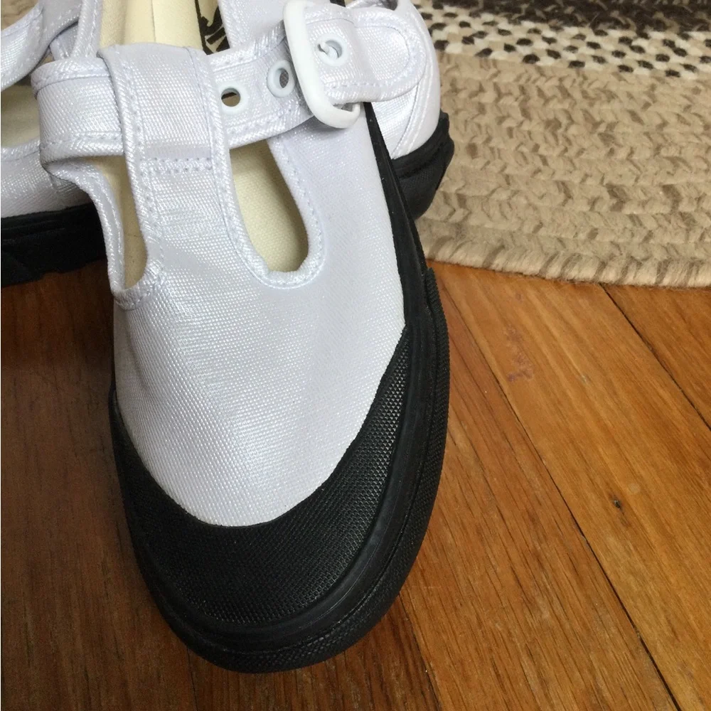 Vans Silver Mary Jane Creepers